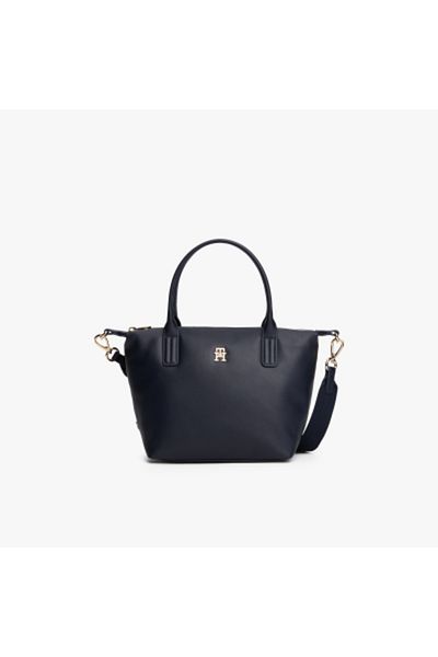 Tommy Hilfiger Women Space Blue Popette Soft Mini Tote