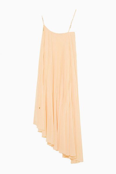 Patrizia Pepe ROCHIE MIDI PLISATĂ - PATRIZIA PEPE - 38, PORTOCALIU