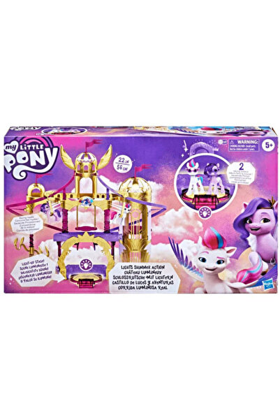 Hasbro Playset My Little Pony, Castle Lights Shimmer Action with 2 figurines