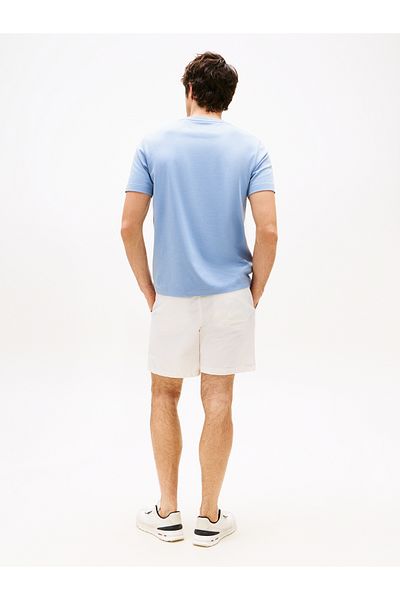 Tommy Hilfiger Men Brisk Blue Light Interlock Short Sleeve T-Shirt