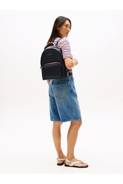 Tommy Hilfiger Tommy Hilfiger Women Space Blue Corp Logotape Backpack