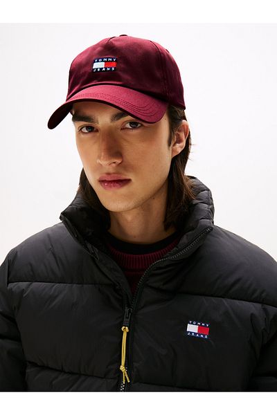 Tommy Hilfiger Men Red Wine Heritage Core Cap