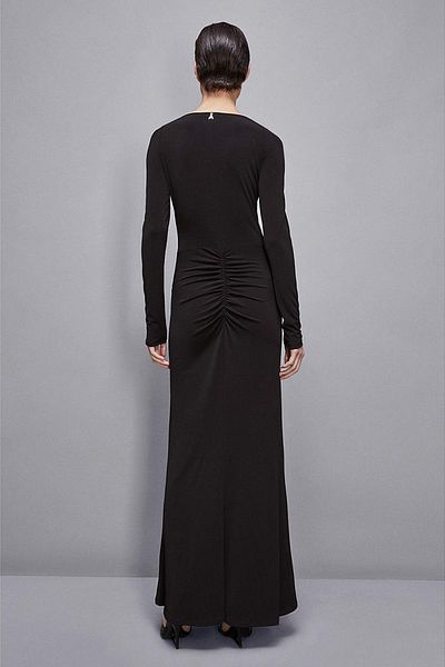 Patrizia Pepe ROCHIE LUNGĂ DIN JERSEY - PATRIZIA PEPE - XL, NEGRU