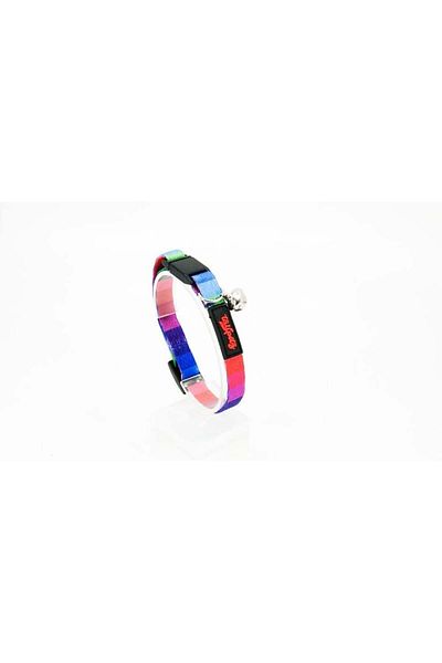 ASTROPHE Astorpet cat collar, polyester/metal, multicolor, 20-30 cm