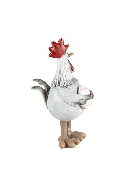 Clayre & Eef Multicolored Polyrasin Hen Figurine 4x6x9 cm