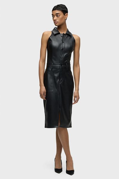 Hudson Halter Utility Dress - - M, Black