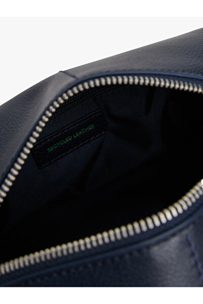 Tommy Hilfiger Tommy Hilfiger Men Dark Night Navy Heritage Leather Washbag