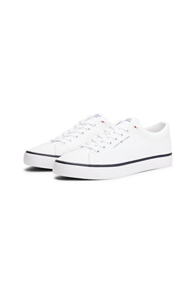 Tommy Hilfiger Tommy Hilfiger Men White Hi Vulc Core Low Top Sneakers