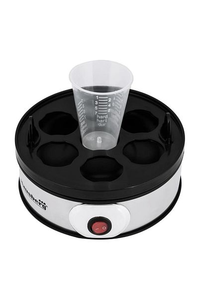 Hausberg Ηλεκτρικός βραστήρας αυγών, 350 W, χωρητικότητας 7 αυγών, χρονοδιακόπτης, ανοξείδωτο ατσάλι + πλαστικό, Hausberg HB2215