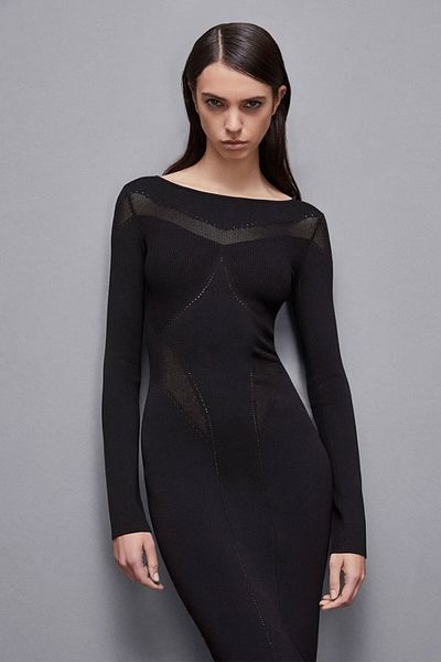 Patrizia Pepe ROCHIE SLIM - PATRIZIA PEPE - L, NEGRU