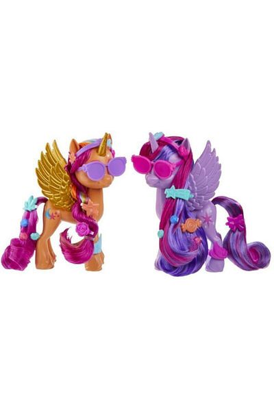 Hasbro Set of 2 ponies My Little Pony Wing Sparkling Generations, Twilight Sparkle and Sunny Starscout