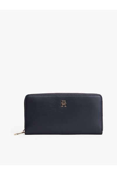 Tommy Hilfiger Women Space Blue Icon Large Zip Around Wallet