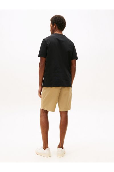 Tommy Hilfiger Men Black Script Nyc Short Sleeve T-Shirt