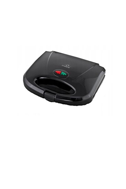 Titanium Aparat de facut vafe Raspberry, Titanium, 750W, Negru