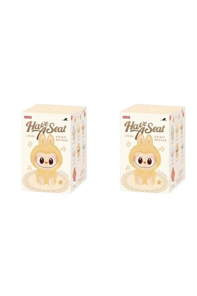 OEM Set of 2 Labubu Plush Toy, Mystery Envelope First series, 15 cm, Multicolor