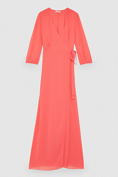 Patrizia Pepe ROCHIE LUNGA GEORGETTE - PATRIZIA PEPE - ALBASTRU, 44