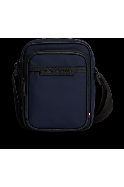 Tommy Hilfiger Men Space Blue Repreve Mini Reporter Bag