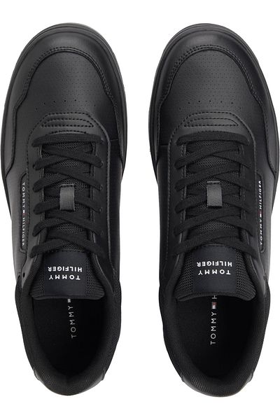 Tommy Hilfiger Men Black Basket Core Lth Low Top Sneakers