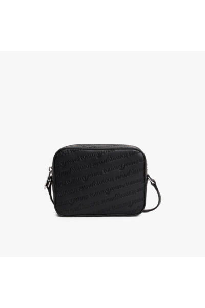 Tommy Hilfiger Women Black Must Aop Camera Bag