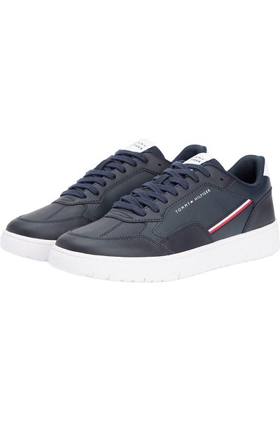 Tommy Hilfiger Men Desert Sky Basket Core Stripe Low Top Sneakers