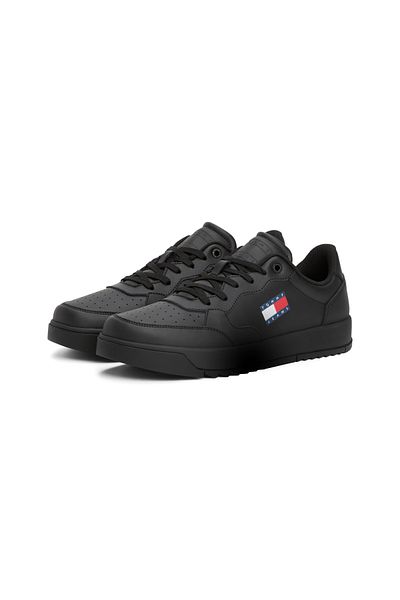 Tommy Hilfiger Tommy Hilfiger Men Black Retro Ess Mid Top Sneakers