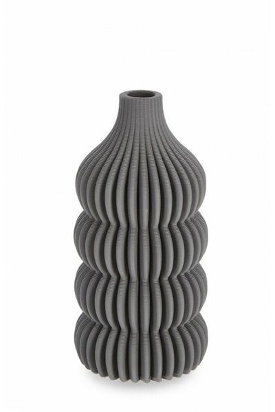 Bizzotto Vaza flori ceramica gri Ilsa 11x20 cm