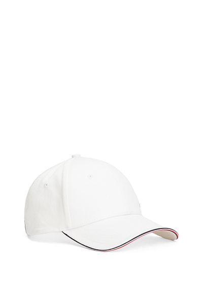 Tommy Hilfiger Tommy Hilfiger Men Optic White Corporate Cotton Cap