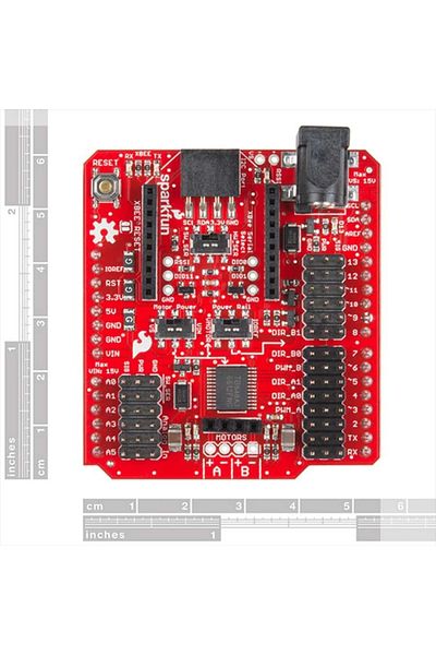 Sparkfun wireless motor driver shield