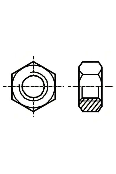 TME Steel nut set 4mm (M4) (10 pieces)
