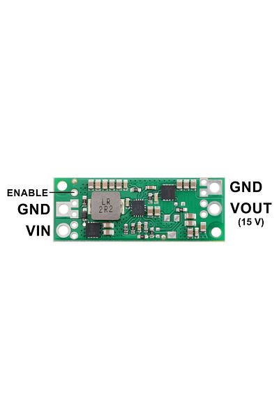 Pololu U3V70F15 15V step-up regulator