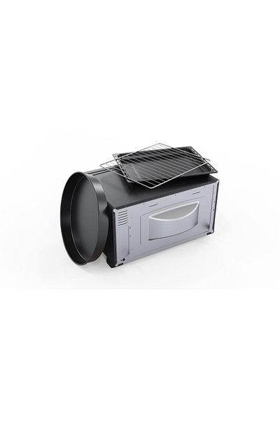 Hausberg Cuptor Electric Hb-9250ng, Capacitate 55 Litri, Putere 1400 W, Termostat, Gri/negru