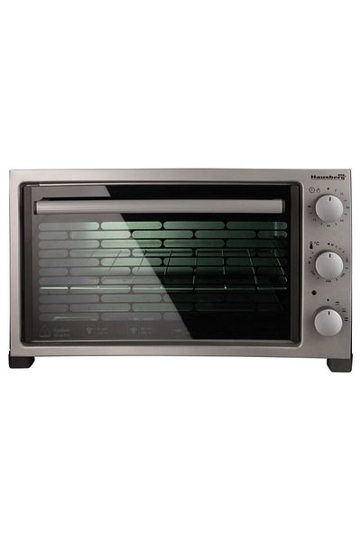 Hausberg Electric Oven Hb 9320, 1420 W, 38 L, Timer, Thermostat, 2 Trays, Gray/black