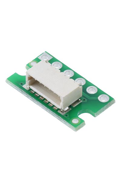 Pololu Jst Sh Connector Breakout, 6-pin Male Side Entry - 3 Pcs