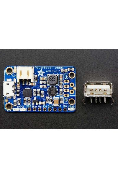 Adafruit PowerBoost 1000 Charger - Rech 5 V Lipo USB