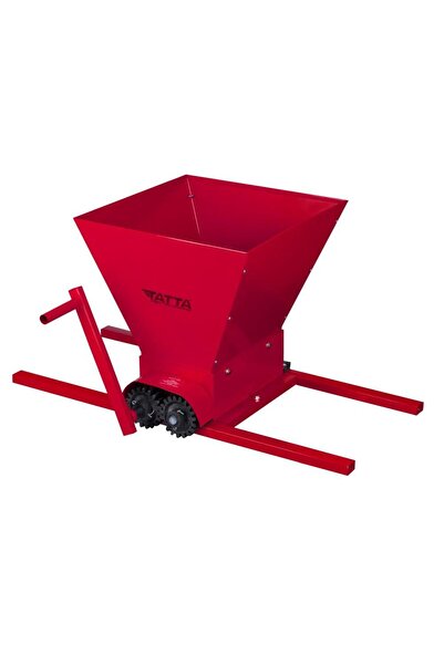 Tatta Zdrobitor de struguri manual TZ1802RS, Metalic, 300 Kg/h, cuva detasabi...