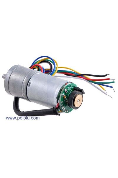 Pololu Metal gear motor 25Dx52L mm 75:1 HP with encoder