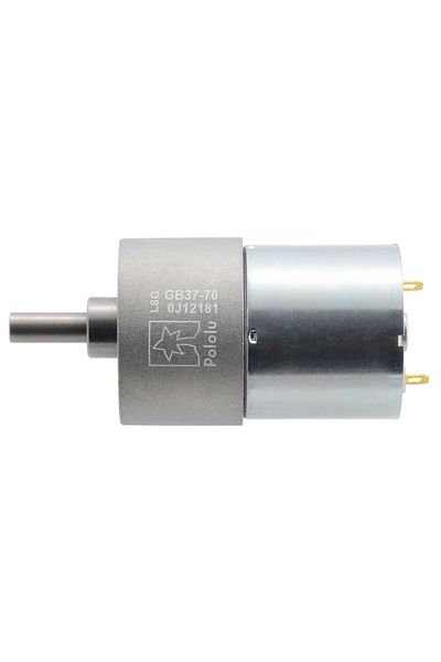 Pololu metal electric motor 24V, 70:1, 37Dx54L, helical pinion
