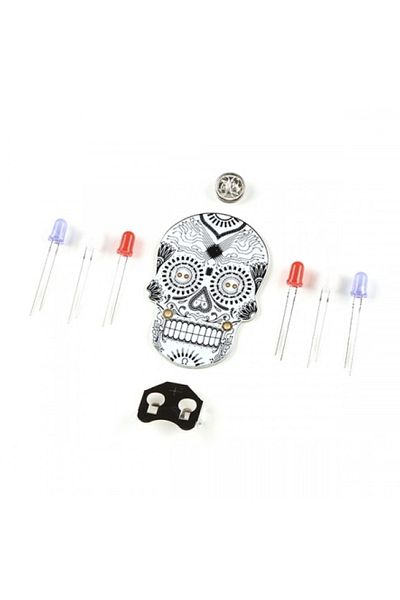 Sparkfun Day of the Geek Badge Glue Kit - black/white