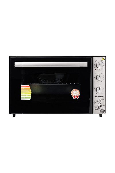 Hausberg Cuptor Electric Hb-8020 Capacitate 70l, Ventilator Turbo, Lampa Interior, Geam Dublu, Negru