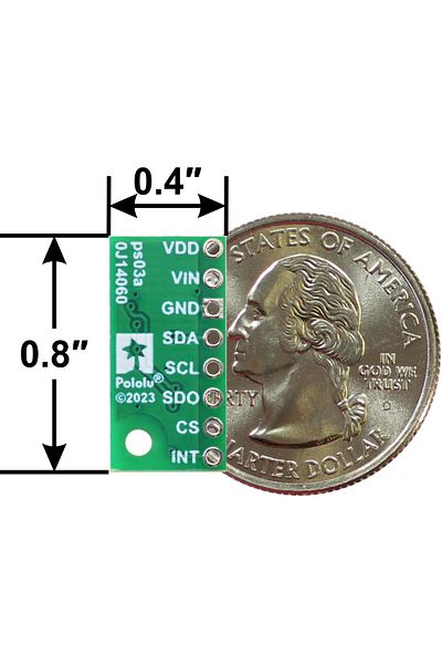 Pololu LPS22DF Pressure/Altitude Sensor Carrier with Voltage Regulator