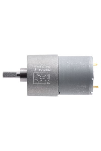 Pololu metal electric motor 12V, 100:1, 37Dx57L, helical pinion