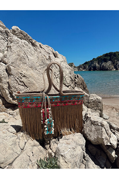 Madison Elysian Coast Hasır Çanta Ozel Tasarim El Yapımı