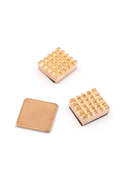 ROBOFUN Heatsink for Raspberry Pi, made of pure copper, very solid - 3pcs