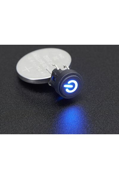 Adafruit Mini Momentary Pushbutton - Blue