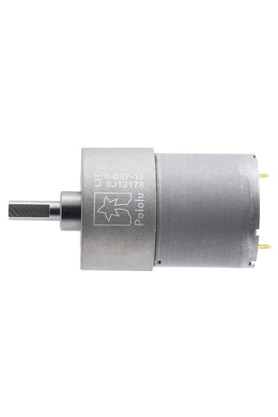 Pololu metal electric motor, 19:1, 37Dx52L, 12V, helical gear