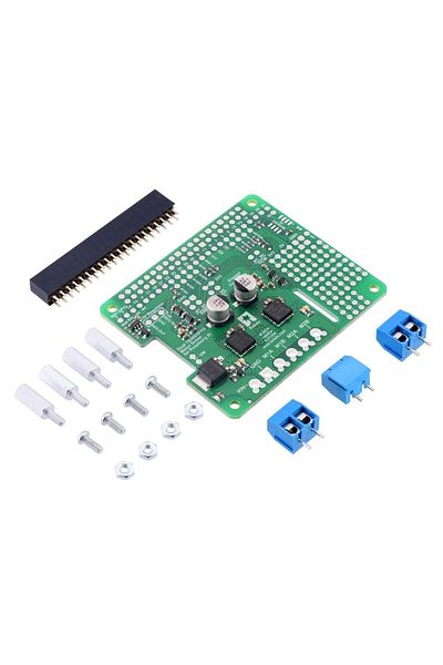 Pololu TB9051FTG dual motor driver for Raspberry Pi (partial kit)