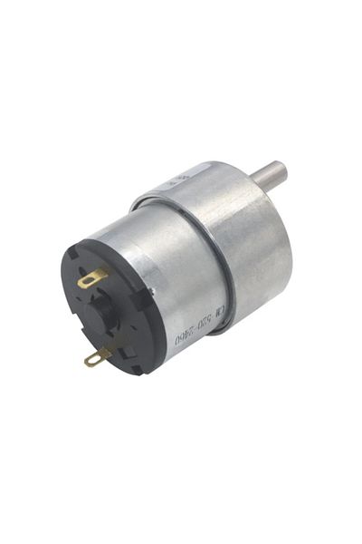ROBOFUN JGB37-520 motor, with 12V power supply and rotation speed of 7 RPM/minute