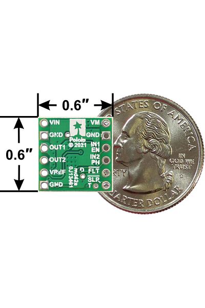 Pololu DRV8256P DC motor driver breakout