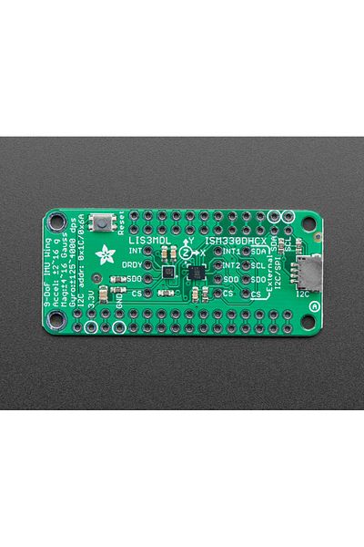 Adafruit Ism330dhcx Lis3mdl Featherwing 9-dof Imu