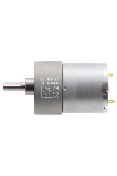 Pololu metal electric motor, 6.3:1, 37Dx50L, 12V, helical gear